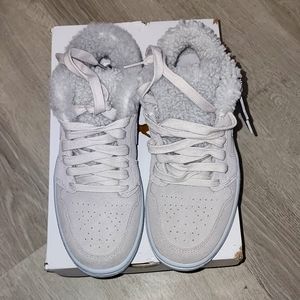 Jordan Women's Sneakers in Light Gray with box